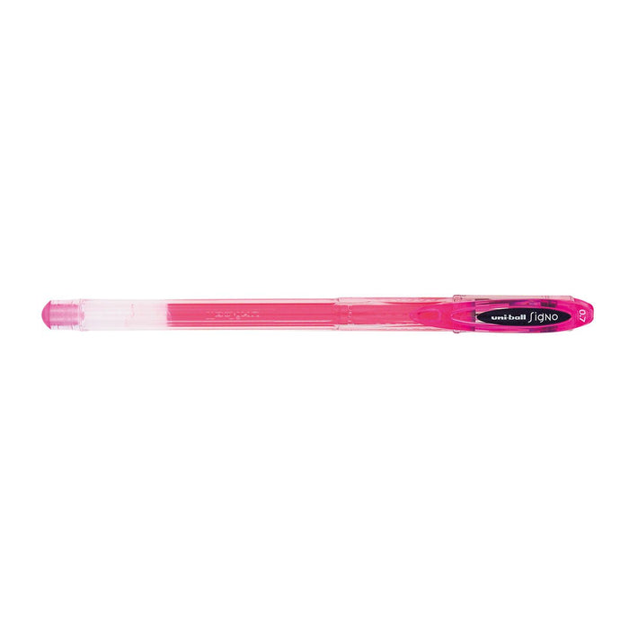 Uni-ball Signo Gel Pen, Fine 0.7mm Capped Pink UM-120 CX250381