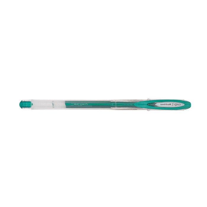 Uni-Ball Signo Gel Pen, Noble 0.7mm Capped Metallic Green UM-120 CX250376