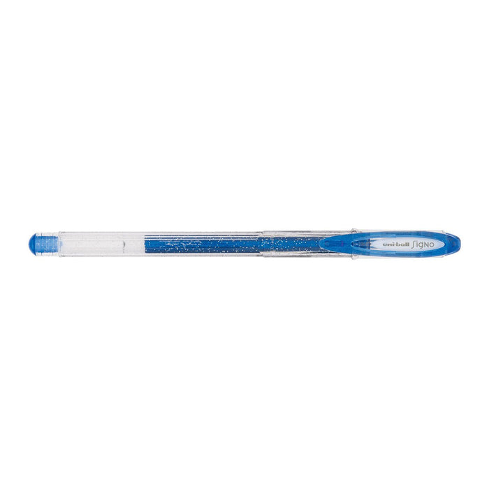 Uni-Ball Signo Gel Pen, Sparkling 0.7mm Capped Blue UM-120 CX250382