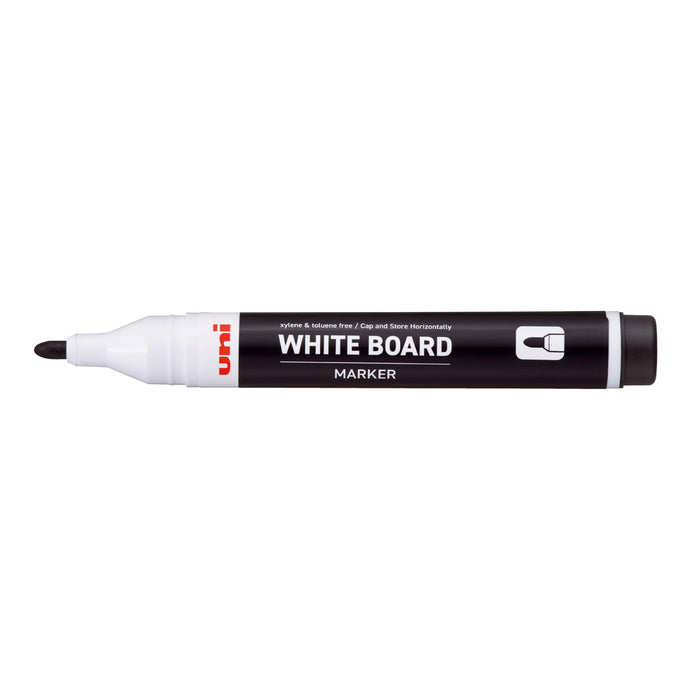 Uni Bullet Tip Whiteboard Marker, Black CX1002630