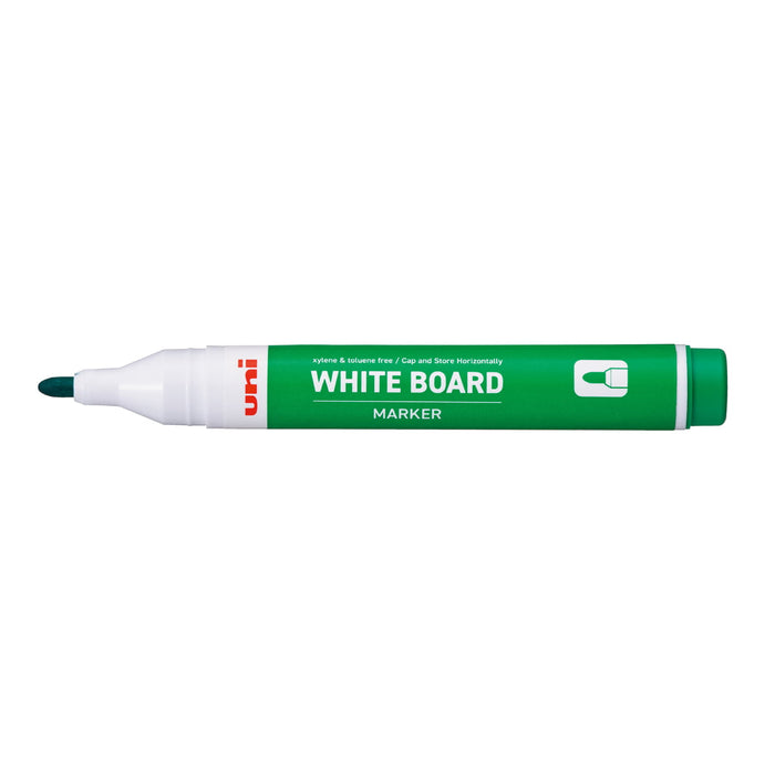 Uni Bullet Tip Whiteboard Marker, Green CX1002632