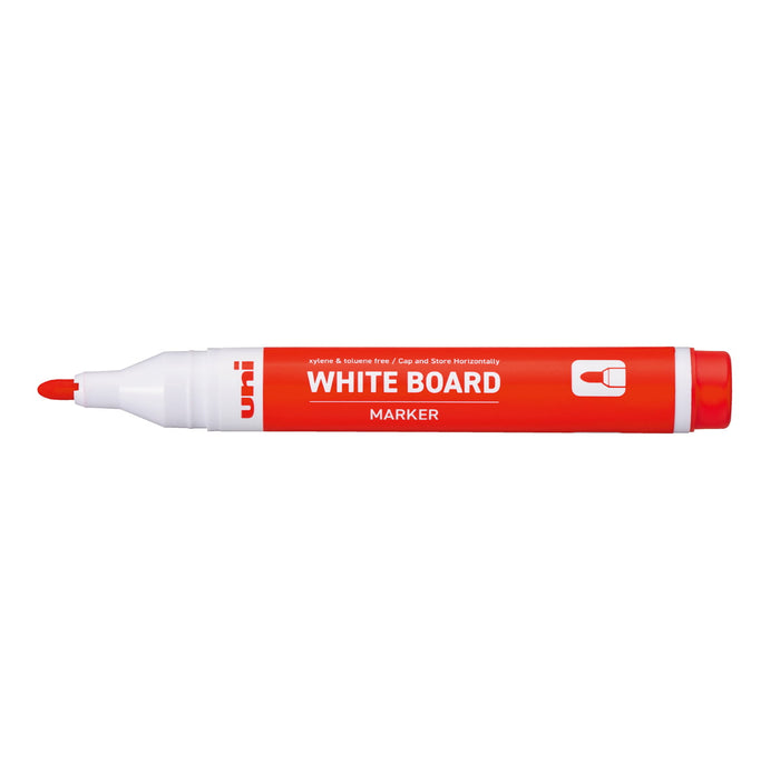 Uni Bullet Tip Whiteboard Marker, Red CX1002633