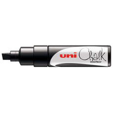 Uni Chalk Marker 8.0mm Chisel Tip Black PWE-8K CX249993