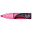 Uni Chalk Marker 8.0mm Chisel Tip Fluoro Pink PWE-8K CX249078