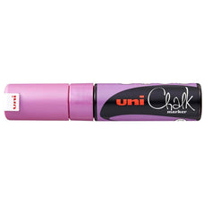 Uni Chalk Marker 8.0mm Chisel Tip Metallic Pink PWE-8K CX249295