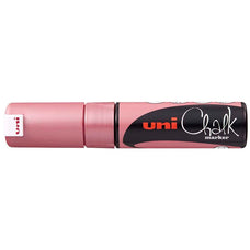 Uni Chalk Marker 8.0mm Chisel Tip Metallic Red PWE-8K CX249291