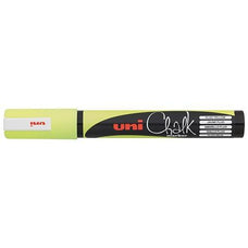 Uni Chalk Marker Fluoro Yellow Medium Tip (PWE-5M) CX249288/249750