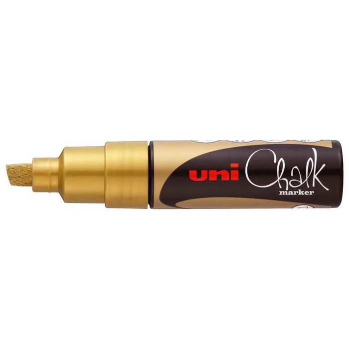 Uni Chalk Marker Gold Chisel Tip (PWE-8K) CX249780