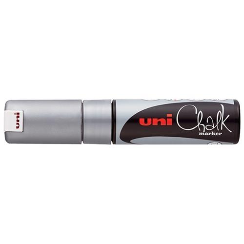 Uni Chalk Marker Silver Chisel Tip (PWE-8K) CX249781