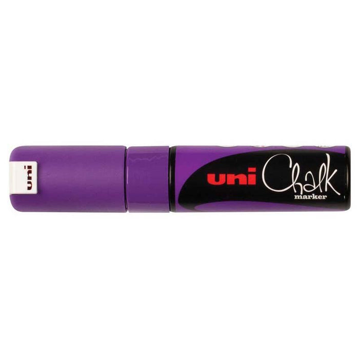 Uni Chalk Marker Violet Chisel Tip (PWE-8K) CX249081