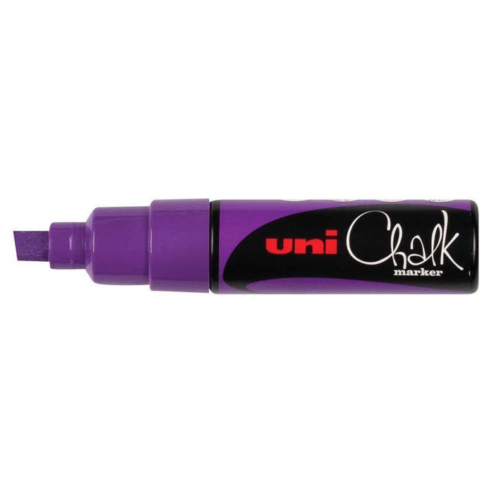 Uni Chalk Marker Violet Chisel Tip (PWE-8K) CX249081