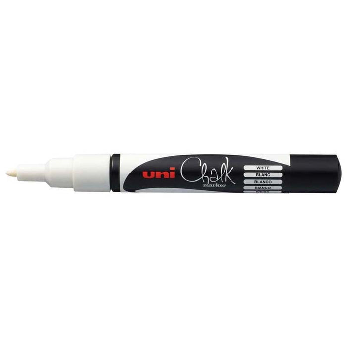 Uni Chalk Marker White Bullet Tip (PWE-3MS) CX249103