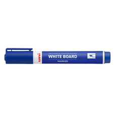 Uni Chisel Tip Whiteboard Marker, Blue CX1002627