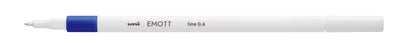 Uni Emott Everfine 0.4mm Fineliner - Blue CX249169