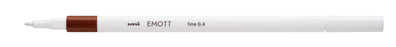 Uni Emott Everfine 0.4mm Fineliner - Brown CX249167