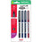 Uni Eye 0.5mm Micro Capped Assorted Rollerball Pen, 4's pack CX250350