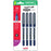 Uni Eye 0.5mm Micro Capped Blue Rollerball Pen, 4's pack CX250352