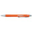 Uni Jetstream Rollerball Pen, 0.7mm Retractable Black Ink Orange Barrel SXN250-07 CX250082