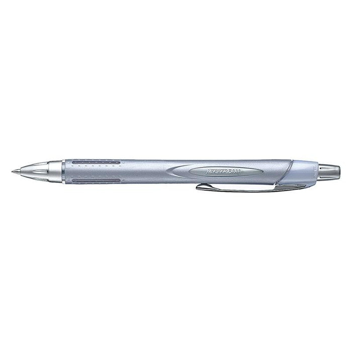 Uni Jetstream Rollerball Pen, 0.7mm Retractable Black Ink Silver Barrel SXN250-07 CX250083