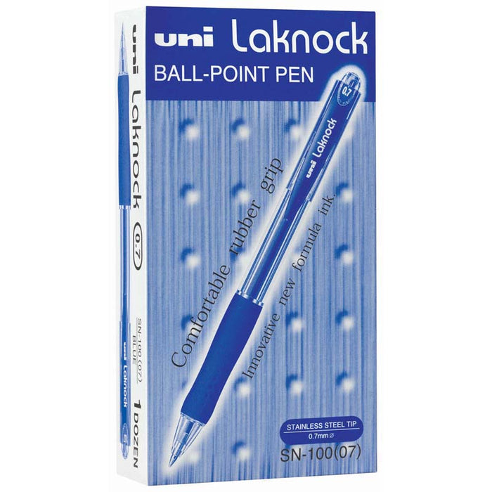 Uni Laknock SN-100 Pen - Blue (0.7mm) CX249606