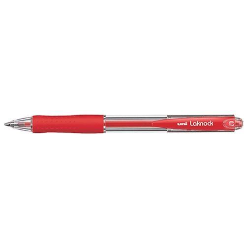 Uni Laknock SN-100 Pen - Red (0.7mm) CX249608