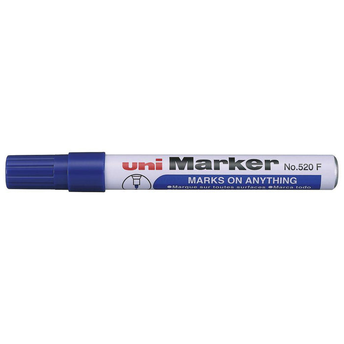 Uni Permanent Bullet Tip Marker Blue 520 CX249965