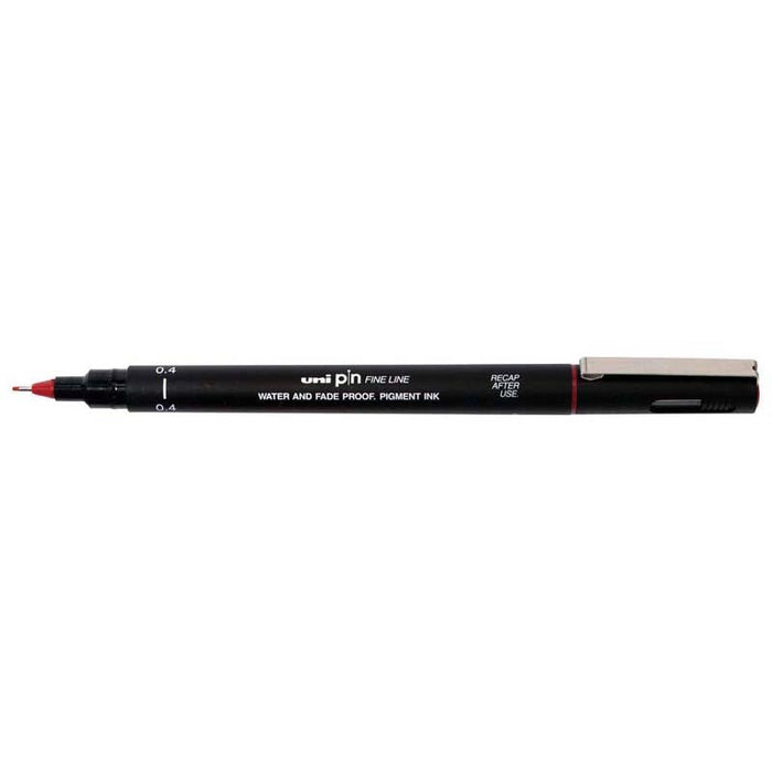 Uni Pin 0.4mm Fineline Pen - Red CX249479