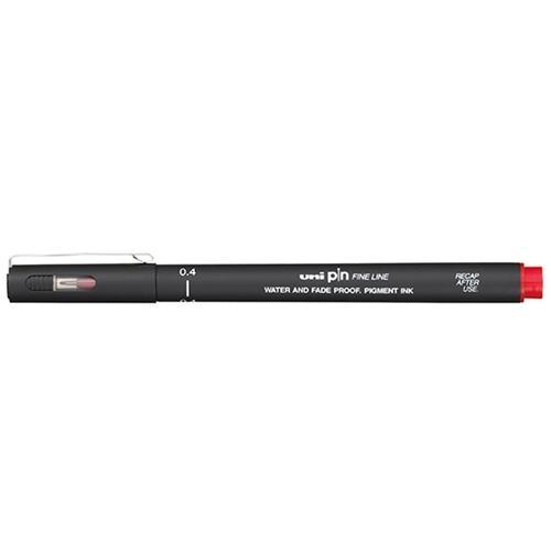 Uni Pin 0.4mm Fineline Pen - Red CX249479