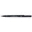 Uni Pin Fineline Permanent Brush Marker, Black BR-200 CX250096