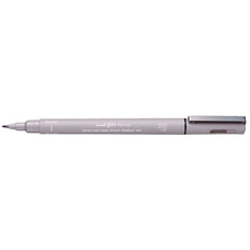 Uni Pin Fineline Permanent Brush Tip Light Grey CX249703