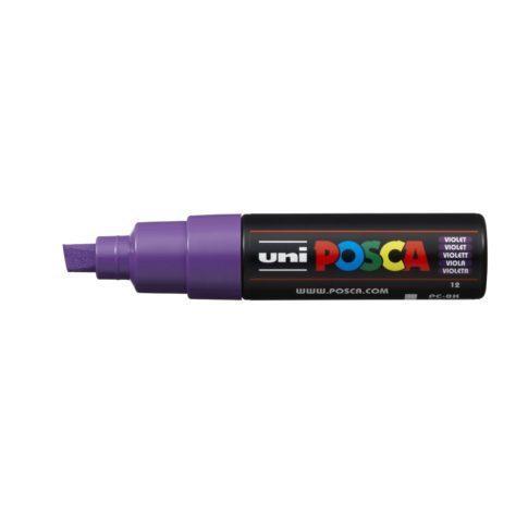 Uni Posca 8.0mm Chisel Tip Paint Marker PC-8K - Violet CX250183