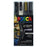 Uni Posca Marker PC-3M 4 Pack Black, White, Gold & Silver CX250321