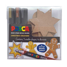 Uni Posca Marker PC-5M Christmas Decorations Activity (PC5MSHAPES1) CX250228