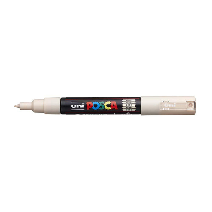 Uni Posca Paint Marker PC-1M, Beige, Extra Fine 0.7-1.0mm CX249014