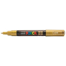 Uni Posca Paint Marker, PC-1M, Gold, Extra Fine, 0.7-1.0mm CX250024