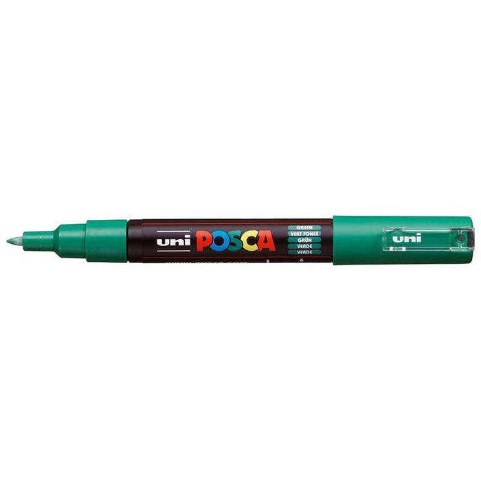 Uni Posca Paint Marker, PC-1M, Green, Extra Fine, 0.7-1.0mm CX250130