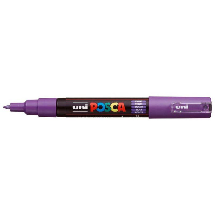 Uni Posca Paint Marker, PC-1M, Violet, Extra Fine, 0.7-1.0mm CX250070
