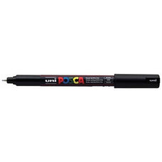 Uni Posca Paint Marker, PC-1MR, Black, Ultra Fine, 0.7mm CX250012