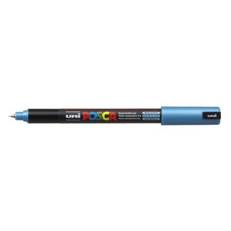Uni Posca Paint Marker PC-1MR, Metallic Blue, Ultra Fine 0.7mm CX250161