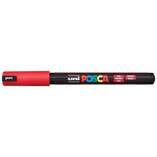Uni Posca Paint Marker, PC-1MR, Red, Ultra Fine, 0.7mm CX250016