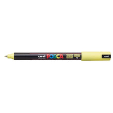 Uni Posca Paint Marker PC-1MR, Sunshine Yellow, Ultra Fine 0.7mm CX250191