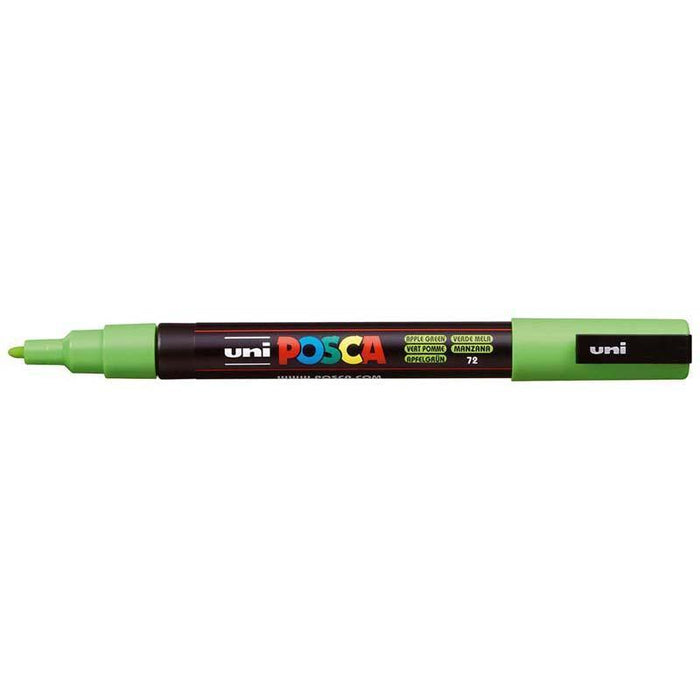 Uni Posca Paint Marker PC-3M, Apple Green, Fine Tip 0.9-1.3mm CX250141