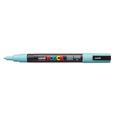Uni Posca Paint Marker PC-3M, Aqua Green, Fine Tip 0.9-1.3mm CX250195