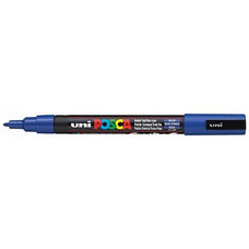 Uni Posca Paint Marker, PC-3M, Blue, Fine Tip, 0.9-1.3mm CX250039