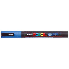 Uni Posca Paint Marker PC-3M, Glitter Blue, Fine Tip 0.9-1.3mm CX250149