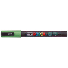 Uni Posca Paint Marker PC-3M, Glitter Green, Fine Tip 0.9-1.3mm CX250153