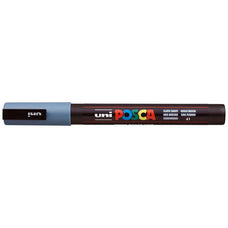 Uni Posca Paint Marker PC-3M, Slate Grey, Fine Tip 0.9-1.3mm CX249274