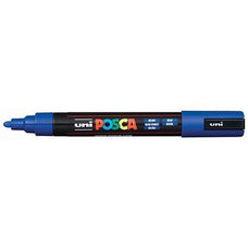 Uni Posca Paint Marker, PC-5M, Blue, Medium Bullet Tip, 1.8-2.5mm CX250047