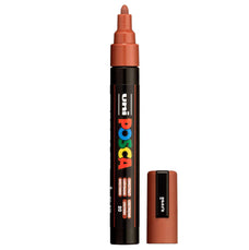 Uni Posca Paint Marker, PC-5M, Chestnut, Medium Bullet Tip, 1.8-2.5mm CX1023110