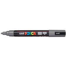 Uni Posca Paint Marker PC-5M, Deep Grey, Medium Bullet Tip 1.8-2.5mm CX249306